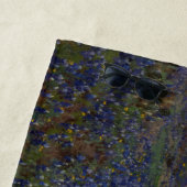 Bereich Bluebonnet-Blume (Landschaft des ländliche Strandtuch (Beispiel)