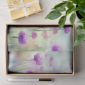 Bereich Blume-Allium, b) Aquarell Seidenpapier (Geschenk)