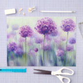Bereich Blume-Allium, (C) Aquarell Seidenpapier (Handwerk)