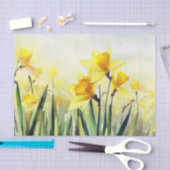 Bereich Blume-Daffodil (C) Aquarell Seidenpapier (Handwerk)