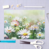 Bereich Blume-Daisy (A) Wasserfarbe Seidenpapier (Handwerk)