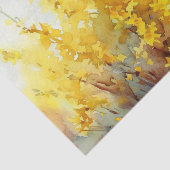 Bereich Blume-Forsythia (C) Wasserfarbe Seidenpapier (Ausschnitt)