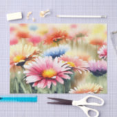 Bereich Blume-Gerbera Daisy (B) Wasserfarbe Seidenpapier (Handwerk)