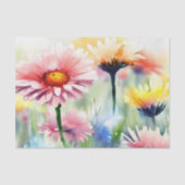 Bereich Blume-Gerbera Daisy (C) Seidenpapier (Vorderseite)