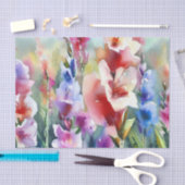 Bereich Blume-Gladiolus (A) Wasserfarbe Seidenpapier (Handwerk)