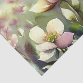 Bereich Blume-Hellebore (A) Wasserfarbe Seidenpapier (Ausschnitt)