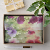 Bereich Blume-Hollyhock (A) Wasserfarbe Seidenpapier (Geschenk)