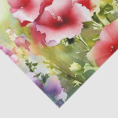 Bereich Blume - Hollyhock (C) Seidenpapier (Ausschnitt)