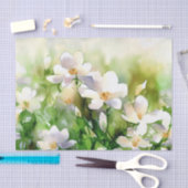 Bereich Blume-Jasmin (A) Aquarellbilder Seidenpapier (Handwerk)