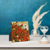 Bereich Blume - Kunstwerk Egon Schiele, Fotoplatte (InSitu)