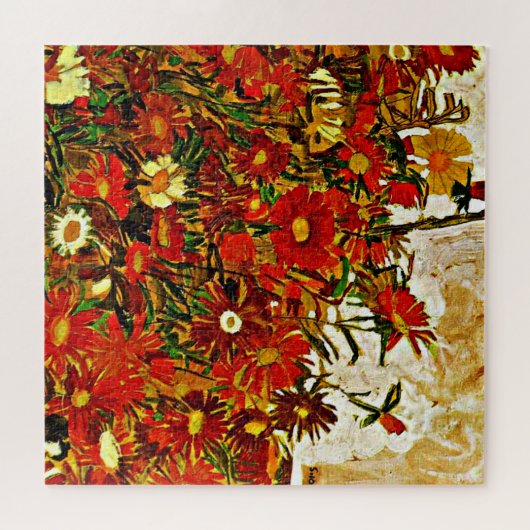 Bereich Blume - Kunstwerk Egon Schiele, Puzzle (Horizontal)