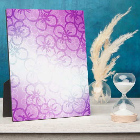 Bereich Blume - Lila Fotoplatte (Seite)