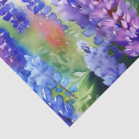 Bereich Blume-Lupine (C) Aquarell Seidenpapier (Ausschnitt)