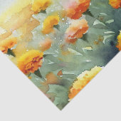 Bereich Blume-Marigold (A) Wasserfarbe Seidenpapier (Ausschnitt)