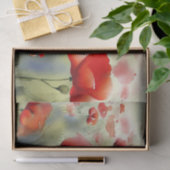 Bereich Blume-Mohn (B) Aquarell Seidenpapier (Geschenk)
