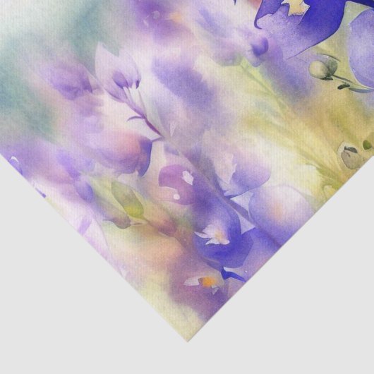 Bereich Blume-Monkshood (B) Aquarell Seidenpapier (Ausschnitt)