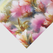 Bereich Blume - Rhododendron (C) Wasserfarbe Seidenpapier (Ausschnitt)