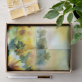 Bereich Blume-Sonnenblumen (D) Aquarell Seidenpapier (Geschenk)