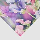 Bereich Blume-Süßer Erbsen (A) Aquarell Seidenpapier (Ausschnitt)