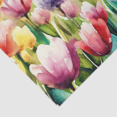 Bereich Blume-Tulip (A) Wasserfarbe Seidenpapier (Ausschnitt)