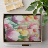 Bereich Blume-Tulip (A) Wasserfarbe Seidenpapier (Geschenk)