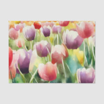 Bereich Blume-Tulip (D) Wasserfarbe