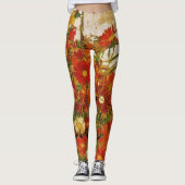 Bereich Blume von Egon Schiele Leggings (Vorderseite)