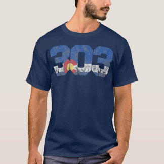 Bereich Code 303 Colorado T-Shirt