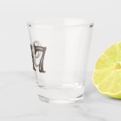 Bereich Code 917 (New York City) Shot Glass Schnapsglas (Rechts)