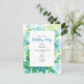 'Bereich der Abstrakten Milcherzeugnisse' Einladung (Stehend Vorderseite)