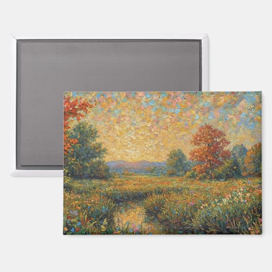 Bereich der Blume 2530 Magnet (Vorderseite/Rückseite)