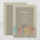 Bereich der Blume Einladung (Vorne/Hinten)