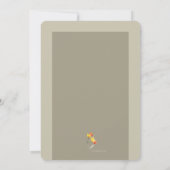 Bereich der Blume Einladung (Rückseite)