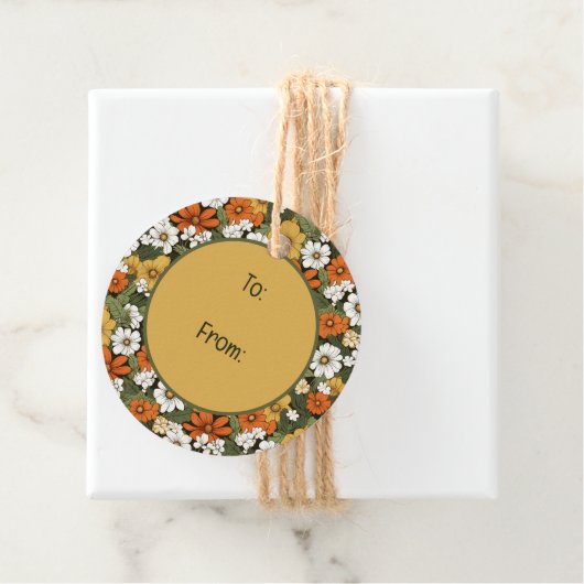 Bereich der Blume Geschenkanhänger (Beispiel)