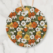 Bereich der Blume Geschenkanhänger (Rückseite)