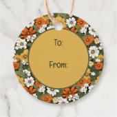 Bereich der Blume Geschenkanhänger (Vorderseite)