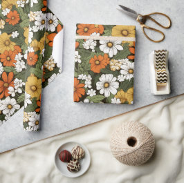 Bereich der Blume Geschenkpapier