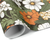 Bereich der Blume Geschenkpapier (Rolleneckpunkt)