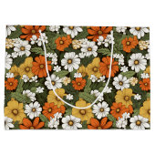 Bereich der Blume Große Geschenktüte (Rückseite)