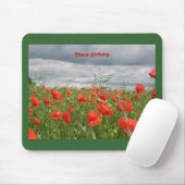 Bereich der Blume "Happy Birthday" Mousepad (Mit Mouse)