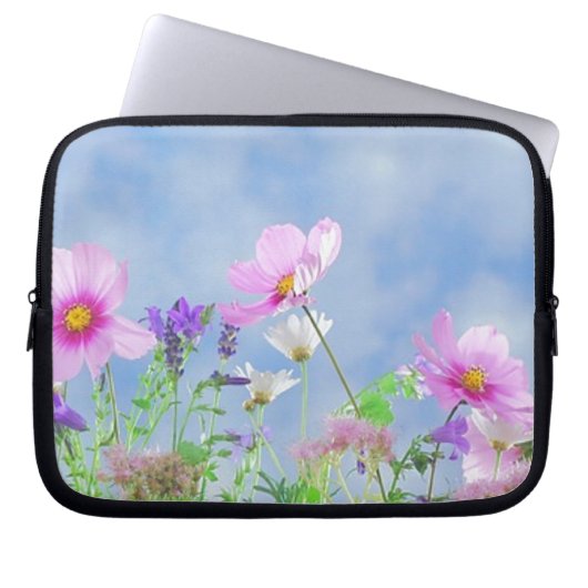 Bereich der Blume Laptopschutzhülle (Vorderseite)