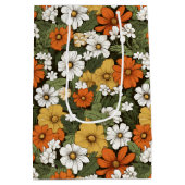 Bereich der Blume Mittlere Geschenktüte (Rückseite)