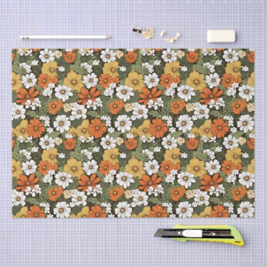 Bereich der Blume Seidenpapier (Handwerk)