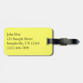 Bereich der Daisies Alaskan-Wildblumen Gepäckanhänger (Rückseite horizontal)