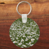 Bereich der Daisies Alaskan-Wildblumen Schlüsselanhänger (Rückseite)