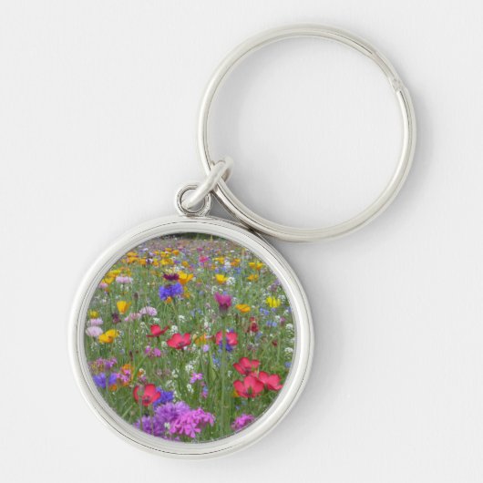 Bereich der farbenfrohen Blume Schlüsselanhänger (Vorne)