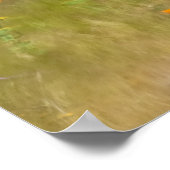 Bereich der farbenfrohen Wildblumen Poster (Ecke)