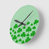 Bereich der Kleeblätter Runde Wanduhr (Winkel)