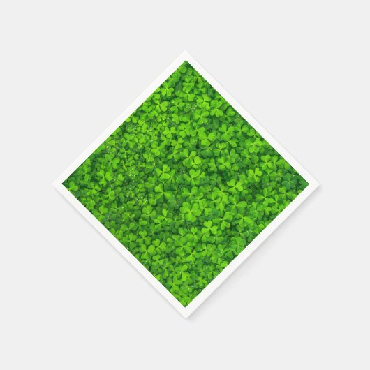 Bereich der Kleeblätter Serviette (Ecke)