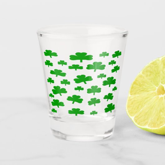 Bereich der Kleeblätter Shot Glass Schnapsglas (Vorderseite)